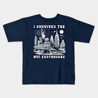 I Survived The NYC Earthquake - April 5th, 2024 Kids T-Shirt